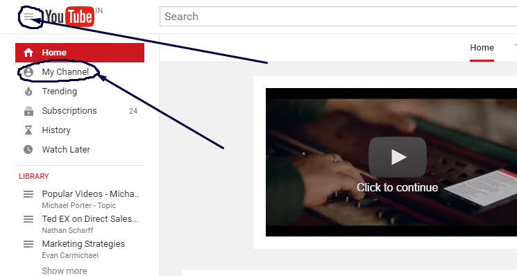 YouTube Kanalından Para Kazanma Adım 1
